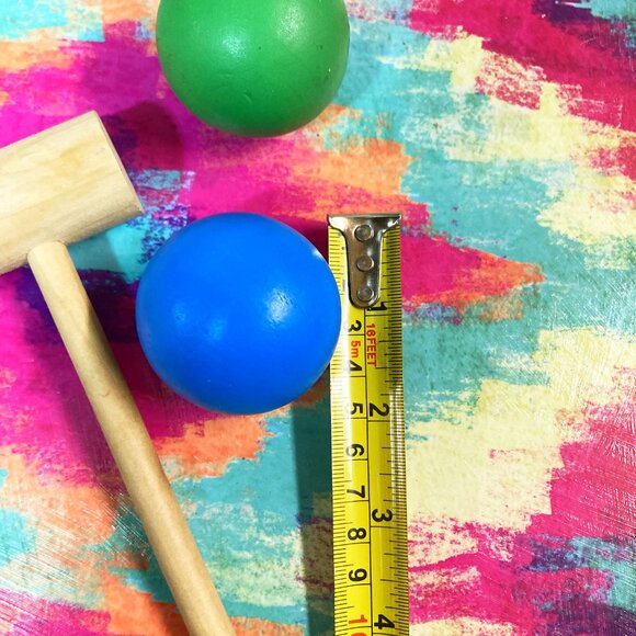 MALLET AND BALLS TOY STRESS RELIEF ANXIETY CALM MEDITATION NOVELTY FIDGET - Picture 2 of 2